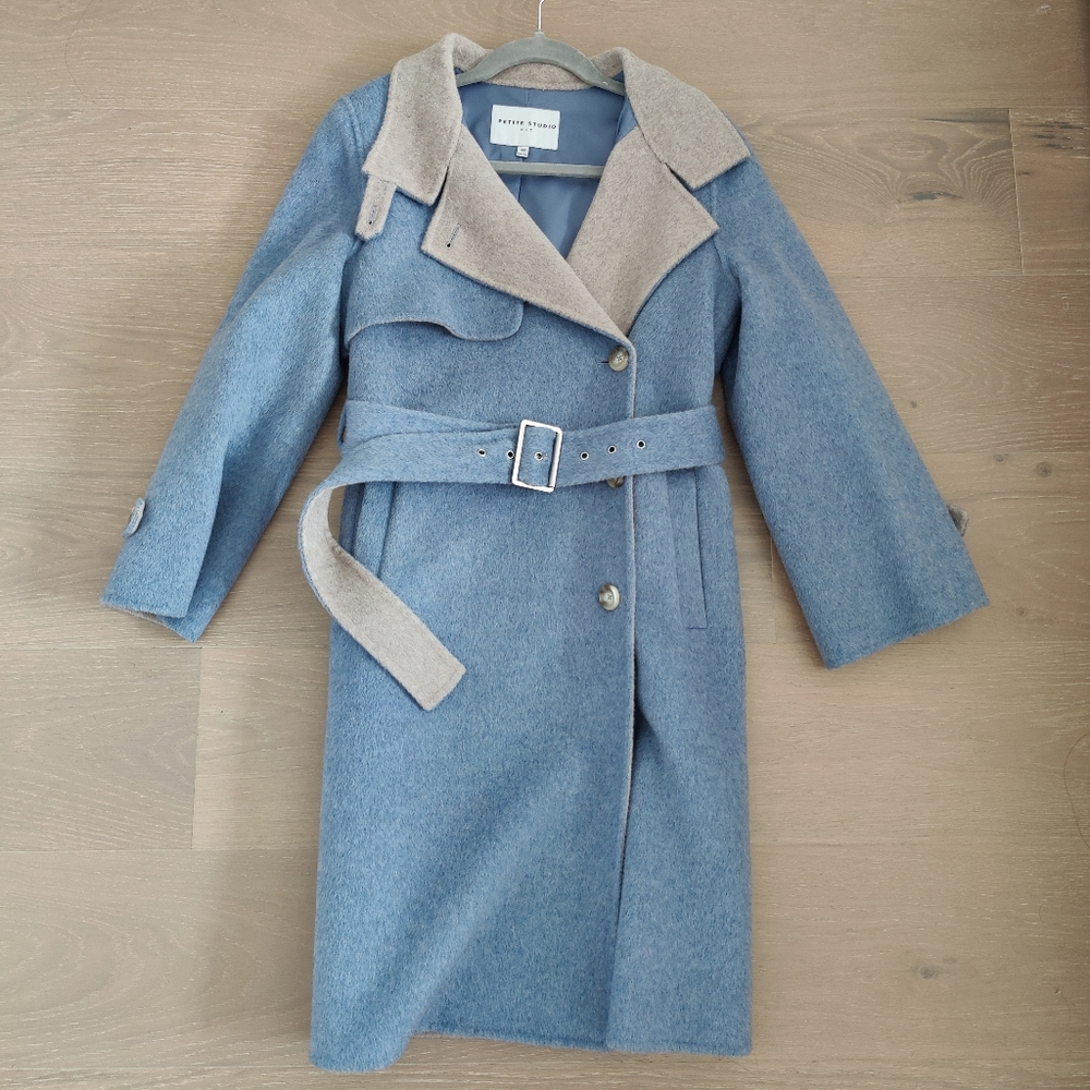 Petite Studio NYC Shelby Wool Coat